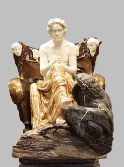 Beethoven (circa 1883-1902), height: 3.10 m, Leipzig, Museum of Fine Arts