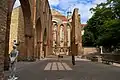 Ruins of the so-called "Gray Monastery" with the Franziskaner-Klosterkirche