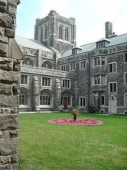 One of the two internal cloisters