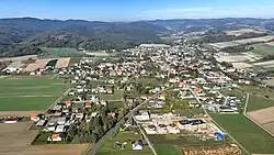 Southeast view of Kobersdorf