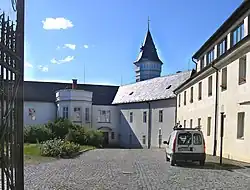 Courtyard of Komořany château