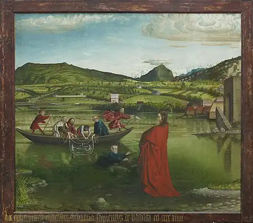The Miraculous Draft of Fishes by Konrad Witz, 1444