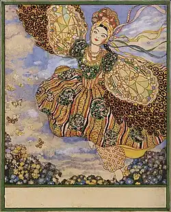 Cover, Konstantin Balmont's Zhar-Ptitsa, 1907
