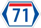Seoul Special Metropolitan City Route 71 shield}}