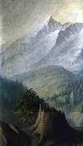 P. M. Bohúň, Kriváň from a larger painting, 1849