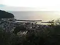The Kuchō neighborhood at sunset