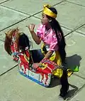 Female Kuda Lumping dancer in Cemoro village, Temanggung (2011)