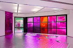 Rita Rohlfing: Installation From Red to Violet, 2021, 318 × 1140 × 1110&nbsp;cm, Kunstmuseum Gelsenkirchen, Germany