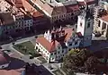 The historical town centre of Levoča (German: Leutschau)