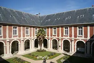 Former abbey cloister, now municipal offices