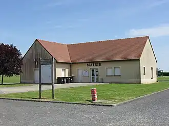 The town hall in La Chapelle-Saint-Sulpice