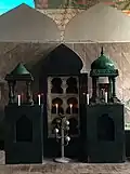 The lamping area at the dargah