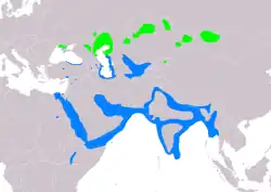 Map of range
