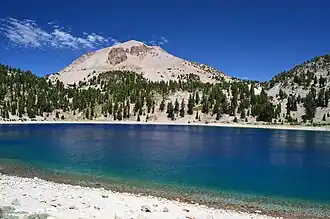 Lake Helen with snow