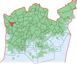 Position of Lassila within Helsinki