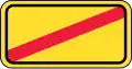 End of detour