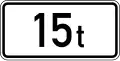 Limitation of the permitted maximum mass