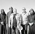 Durrell and Papadimos in Egypt for the BBC "Spirit of Place"