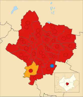 2011 results map