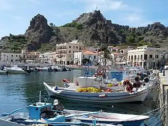 View of the promenade with the fortress