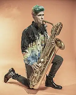 Pellegrino performing in 2020