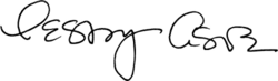 Lesley Crewe's signature