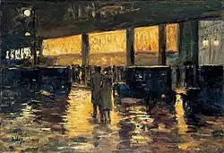Vor dem Café (Berlin by Night), 1920s