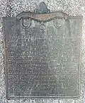 Lest We Forget plaque (1968) by Daughters of Utah Pioneers at Utah Capitol Building in 2024