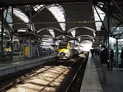 NMBS/SNCB MS08/AM08 Desiro train in Leuven station