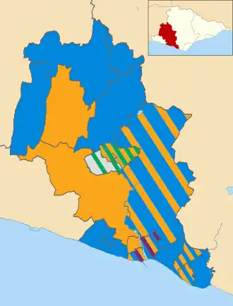 2015 results map