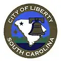 Official seal of Liberty, South Carolina