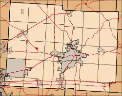 Location of Alexandria in Licking County