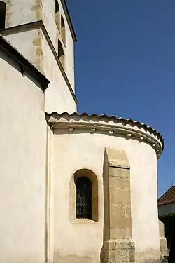 Part of the church in Ligny-en-Brionnais