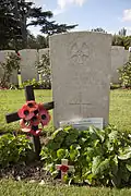 The grave of Staff Nurse Nellie Spindler
