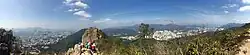 Panorama from the top of Lion Rock