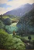 Luakaha, oil on canvas painting by Lionel Walden, c. 1916, Honolulu Museum of Art