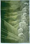 Dawn 37 1987. 270x80, author's weaving, cotton, wool, semi-wool