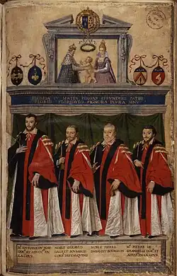 The capitouls of the year 1600-1601 and the marriage of King Henry IV and Marie de' Medici, by Charles Galleri.
