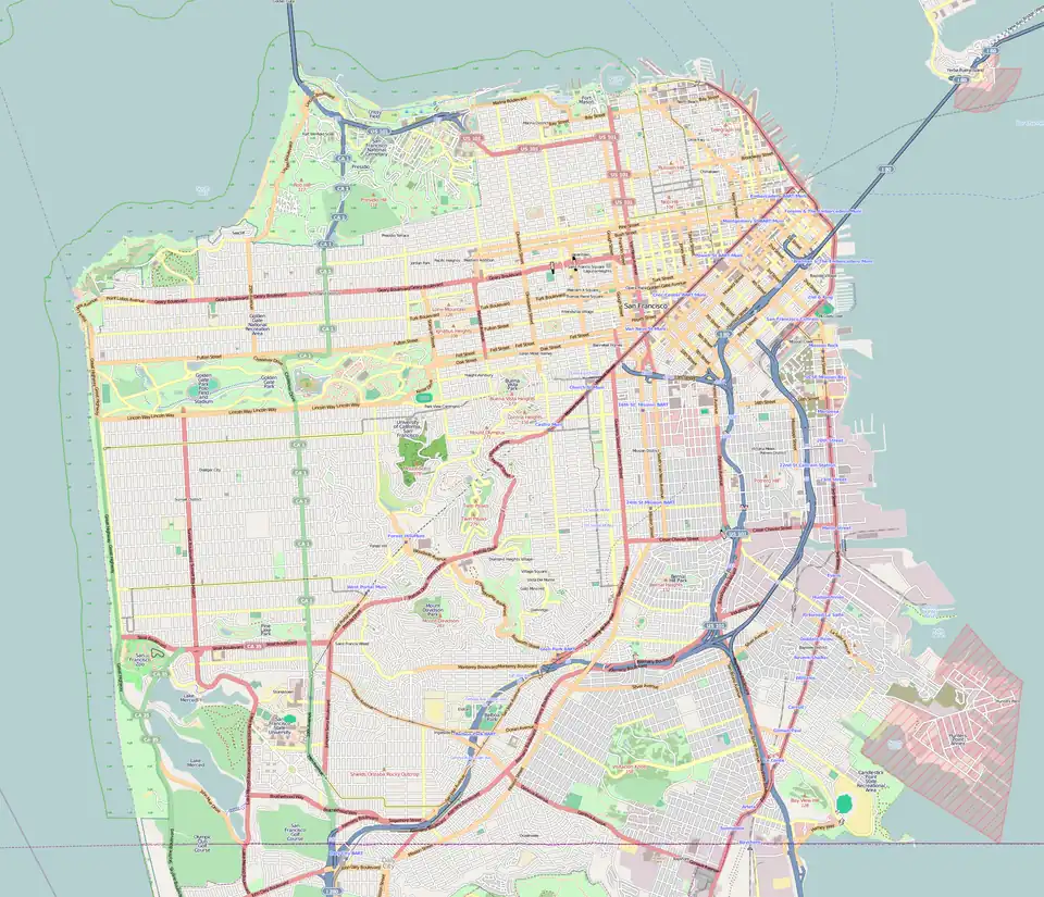 Metro Theatre (San Francisco) is located in San Francisco County