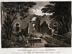 Medina gate in the 1780s, by Louis-François Cassas