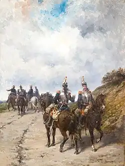 French cavalrymen, 1875, private collection