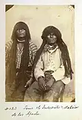 Louis the interpreter & Matador de los Apaches. Circa 1870.