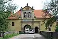 The restored gatehouse