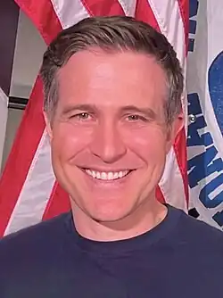 Kunce at a rally