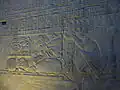 Wall relief of Amenhotep III in sanctuary, Luxor Temple, Egypt
