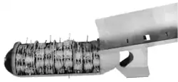 500&nbsp;lb M29 cluster bomb with ninety M83 submunitions inside it