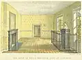 The room in which Napoleon died