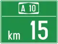 Mileage on the highway