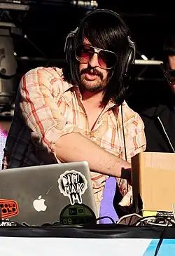 Performing in 2009 at Wellington Square