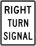 R10-10R Right turn signal